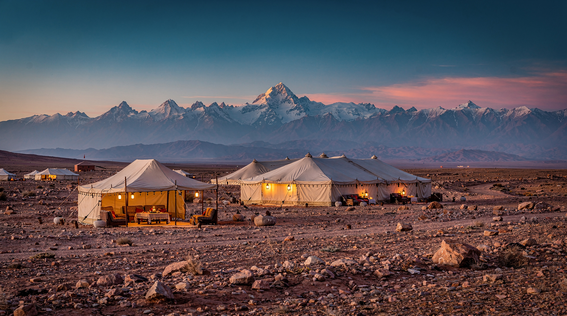 Scarabeo Camp review: Agafay desert's benchmark luxury tent